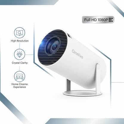 Omnivo™ - Portable 4k Mini Projector