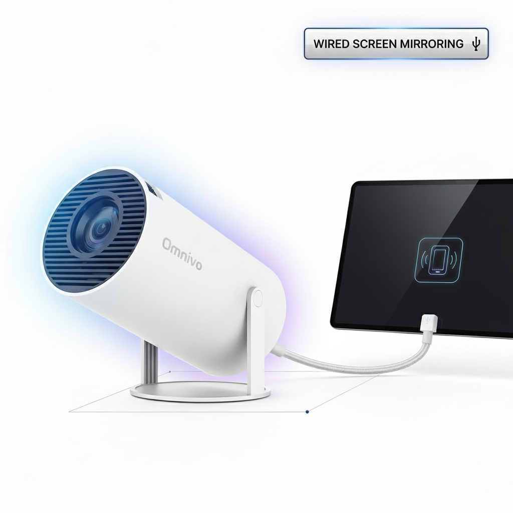 Omnivo™ - Portable 4k Mini Projector