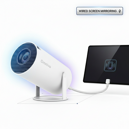 Omnivo™ - Portable 4k Mini Projector