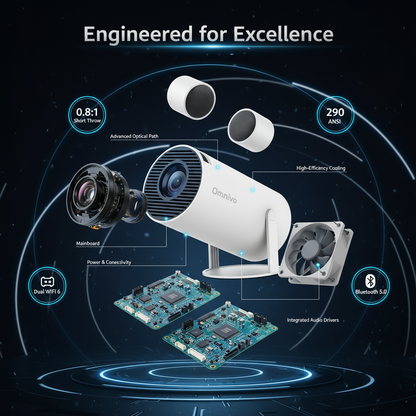 Omnivo™ - Portable 4k Mini Projector